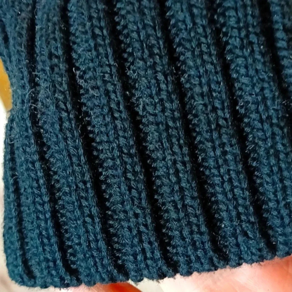 American living cozy wrap v-neck sweater roll collar button crossover closure L - Picture 10 of 16